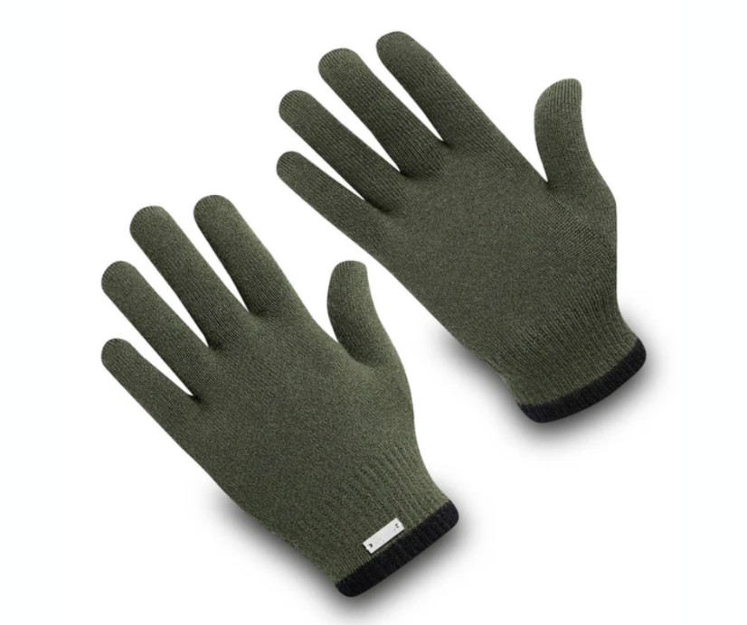 Wonderhand Merino rukavice City Walk Rider Barva: Černá / Bílá, Velikost: S - Velikost: M