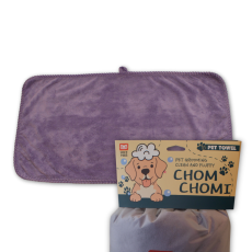 Ručník pro mazlíčky PET TOWEL CHOMCHOMI - Fialový