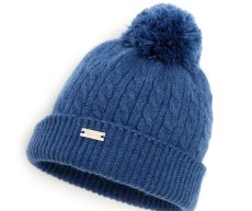 Wonderhand Vlněná čepice s bambulí Barva: Šedá, Velikost: M