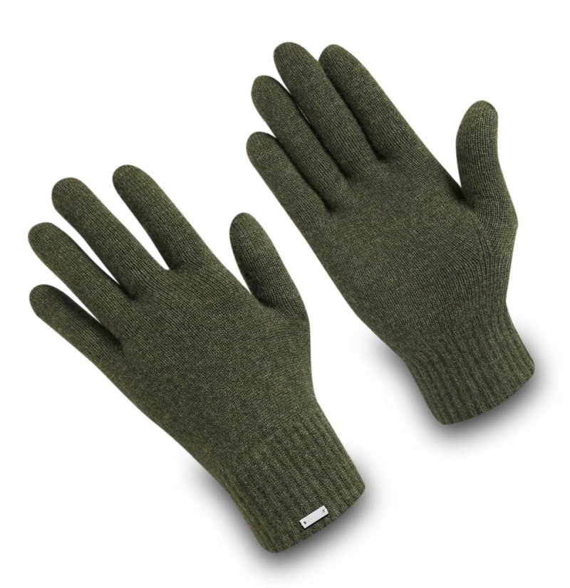 Wonderhand Vlněné rukavice s kašmírem Frozen City Barva: Šedá, Velikost: S - Velikost: M