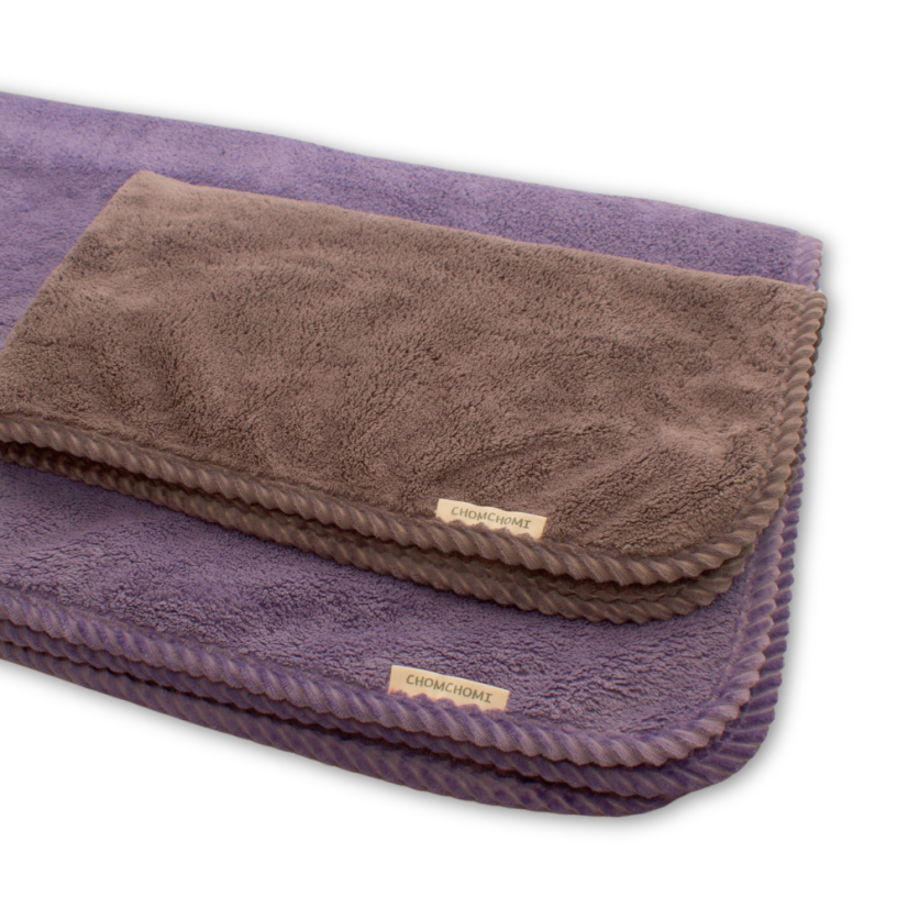 Ručník pro mazlíčky PET TOWEL CHOMCHOMI - Šedý - Velikost: L 80 x 160cm