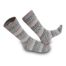 Wonderhand Merino ponožky Wonderfoot vzor28 Barva: Červená, Velikost: 36-38