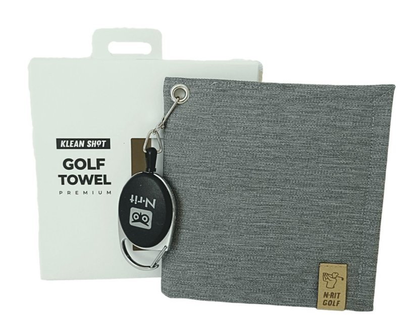 Golfový ručník Premium - Šedý