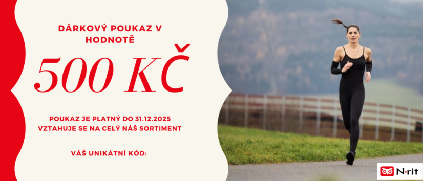 Dárkový poukaz v hodnotě 500 Kč
