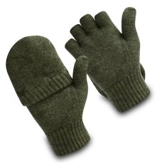 Wonderhand Vlněné překlapovací rukavice Subzero Barva: Zelená, Velikost: M
