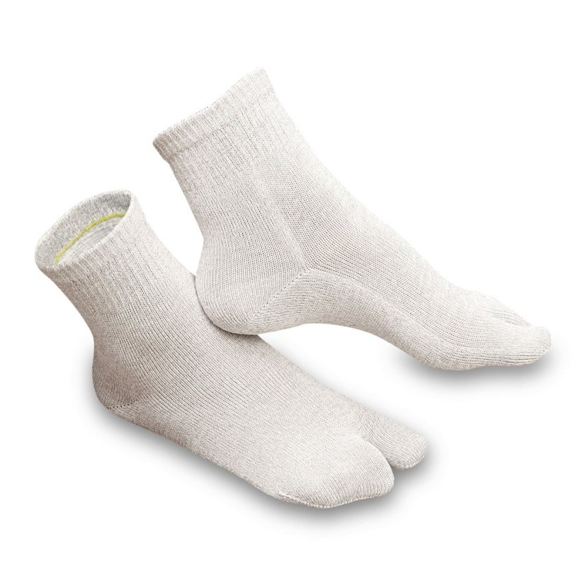 Wonderhand Antibakteriální stříbrné palcové ponožky Silvernite® Supermicro Barva: Bílá, Velikost: 35–37 - Velikost: 46–48
