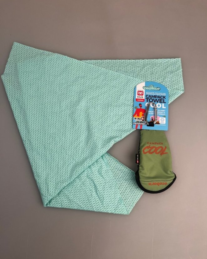 ECOBORN Campac Chladivý ručník - Ice green