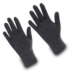 Wonderhand Vlněné rukavice s kašmírem Frozen City Barva: Šedá, Velikost: S