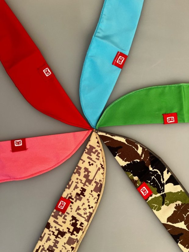 Chladící šátek Cool Scarf X - Světle modrá