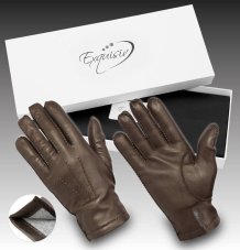 Wonderhand Pánské kožené rukavice Brown Barva: Hnědá, Velikost: 8