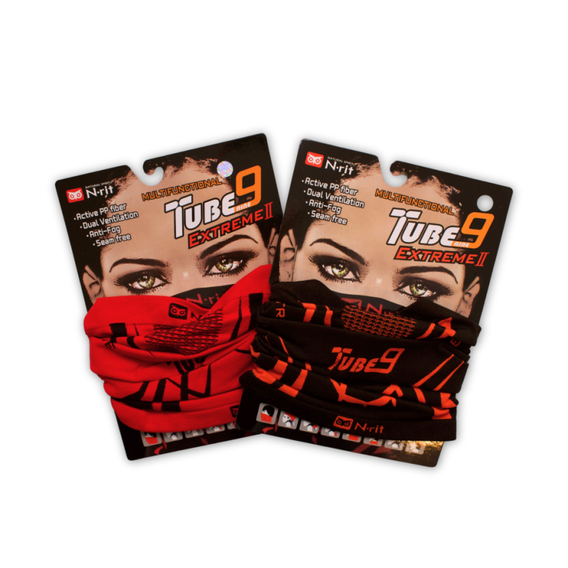 Funkční nákrčník - TUBE 9 EXTREME II Červená/Černá