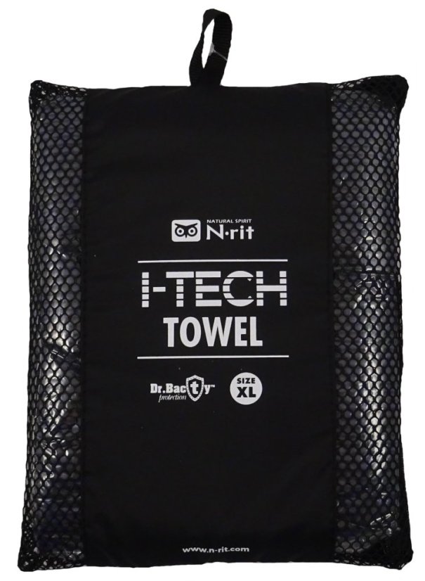 Ručník I-Tech Šedý - Velikost: XL 63,5 x 150cm