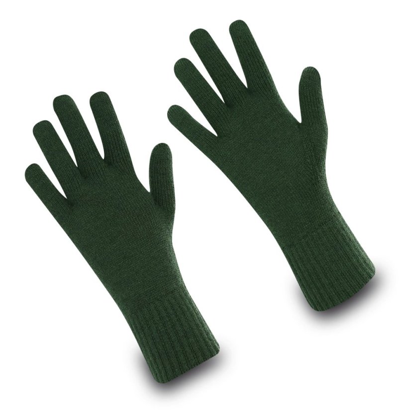 Merino rukavice Wonderhand Barva: Zelená, Velikost: M - Velikost: L