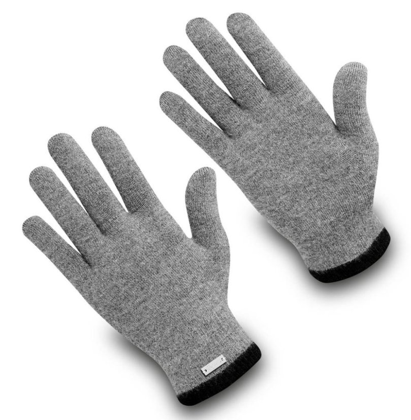 Wonderhand Merino rukavice City Walk Rider Barva: Černá / Bílá, Velikost: S - Velikost: S